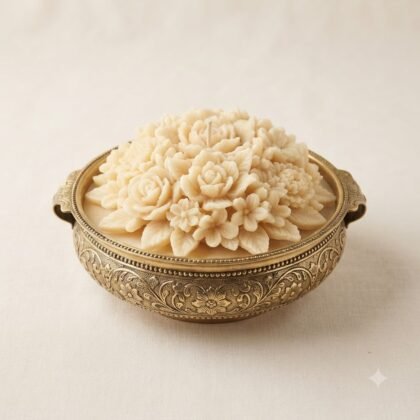 Floral Urli Candle