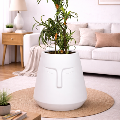E-Pot-A Fiberglass Planter – White